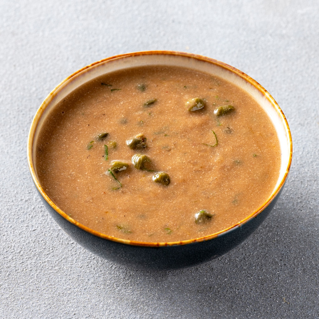 Sauce aux câpres, anchois et tahini